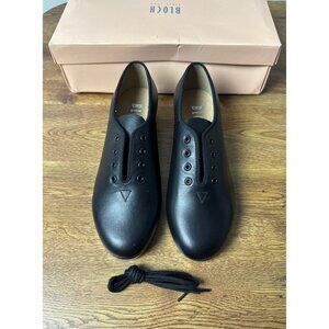 Bloch Women's Jazz Tap Leather Tap Shoes in Black (S0301L) Size 5.5